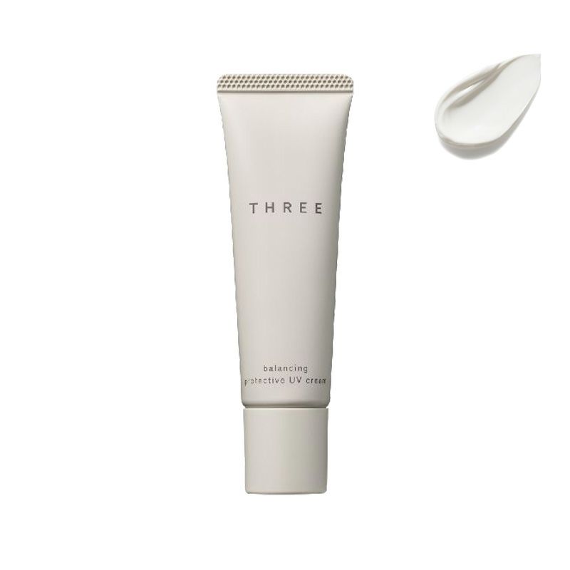 芸能人愛用 THREE 日焼け止め スリー バランシングUVプロテクターR 30ml 日焼け止め